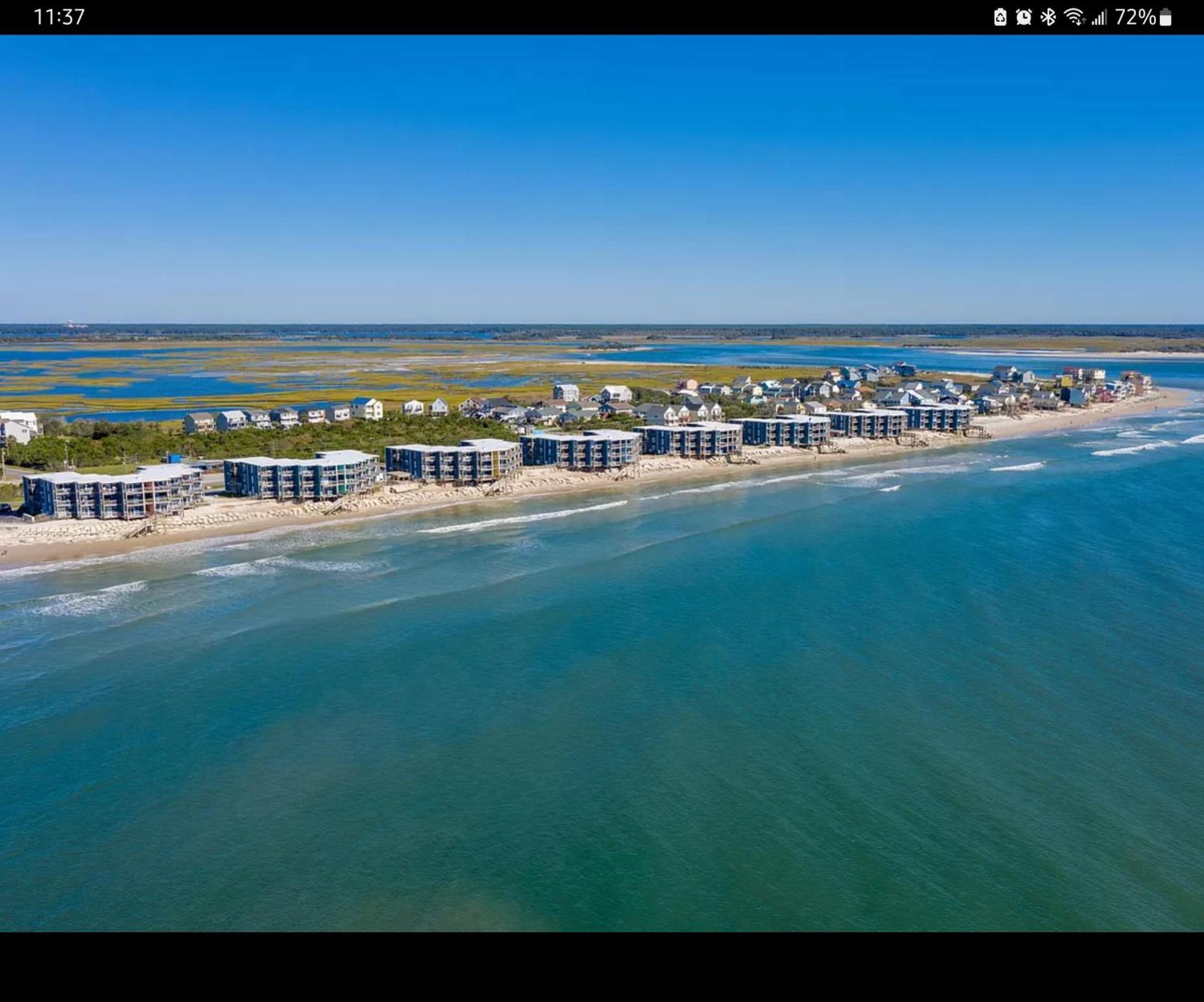 Ocean Front Condo Paradise 168 North Topsail Beach Buitenkant foto