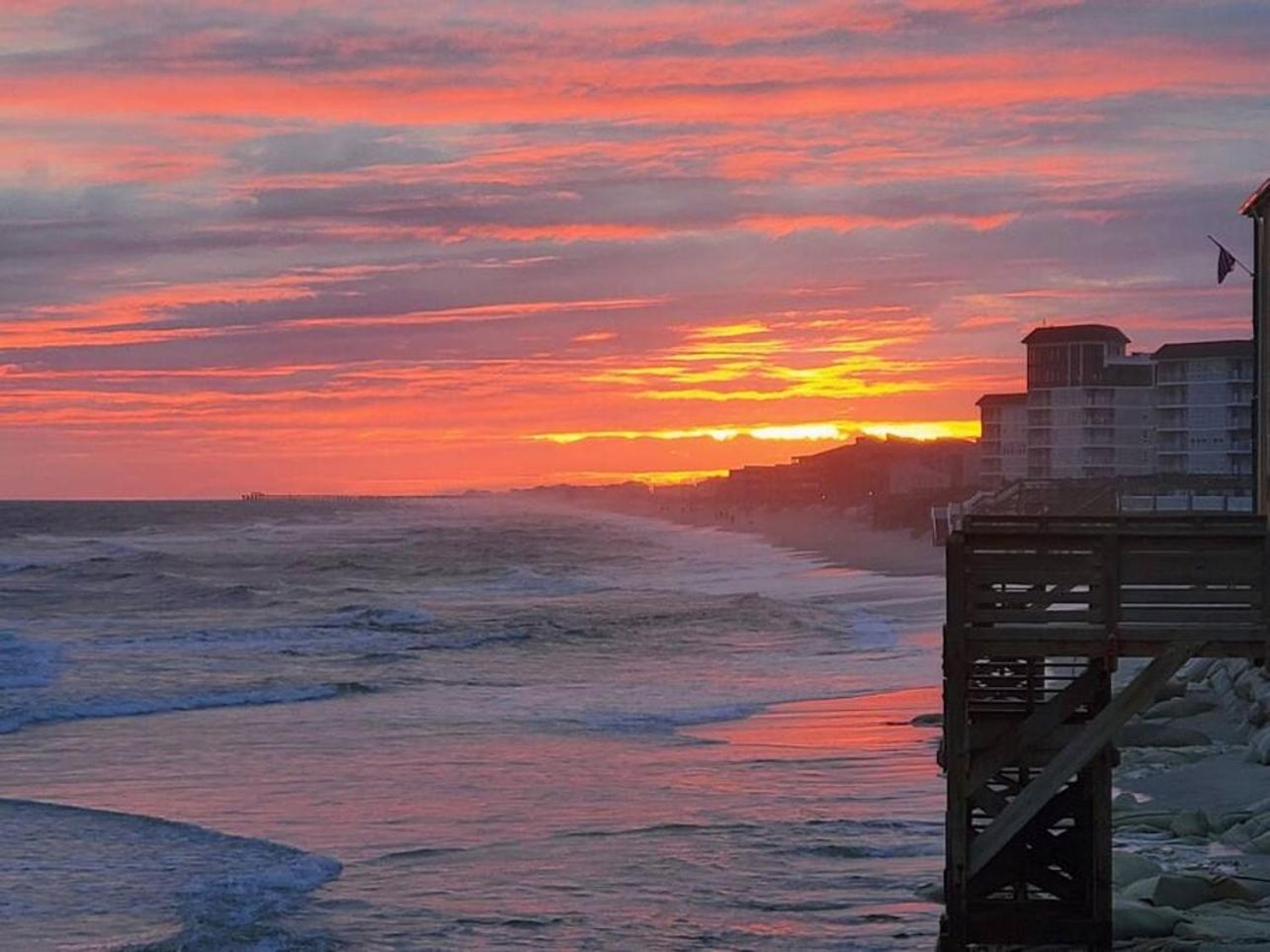 Ocean Front Condo Paradise 168 North Topsail Beach Buitenkant foto